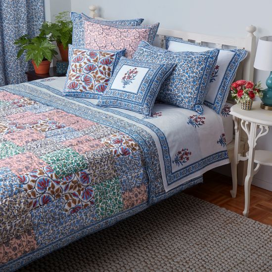 Aizel Bedding Collection - Multi/Blue
